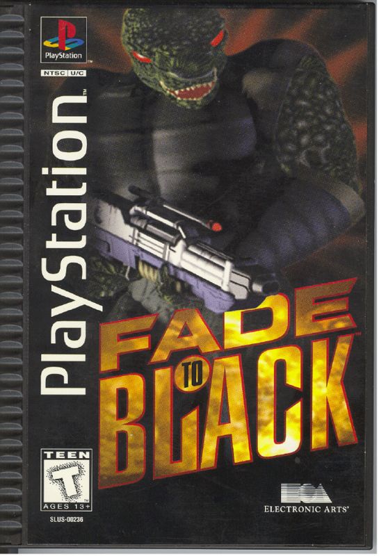 Fade To Black box art for Playstation